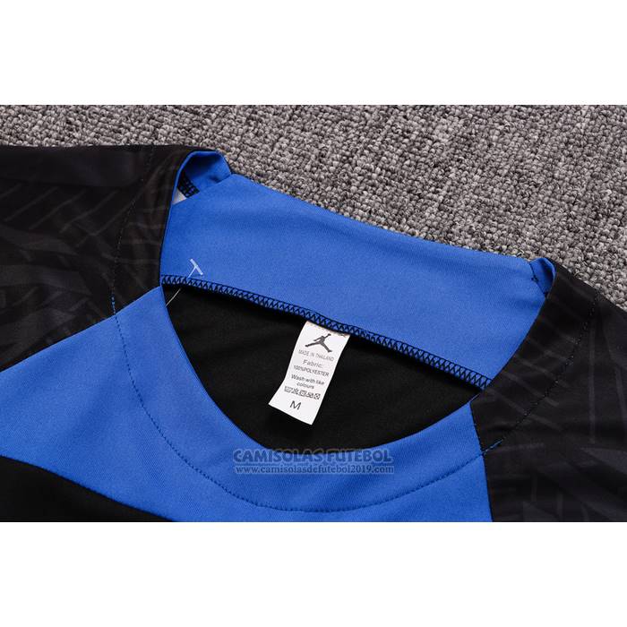 Camisola de Treinamento Paris Saint-Germain Jordan 2022-2023 Preto Y Azul